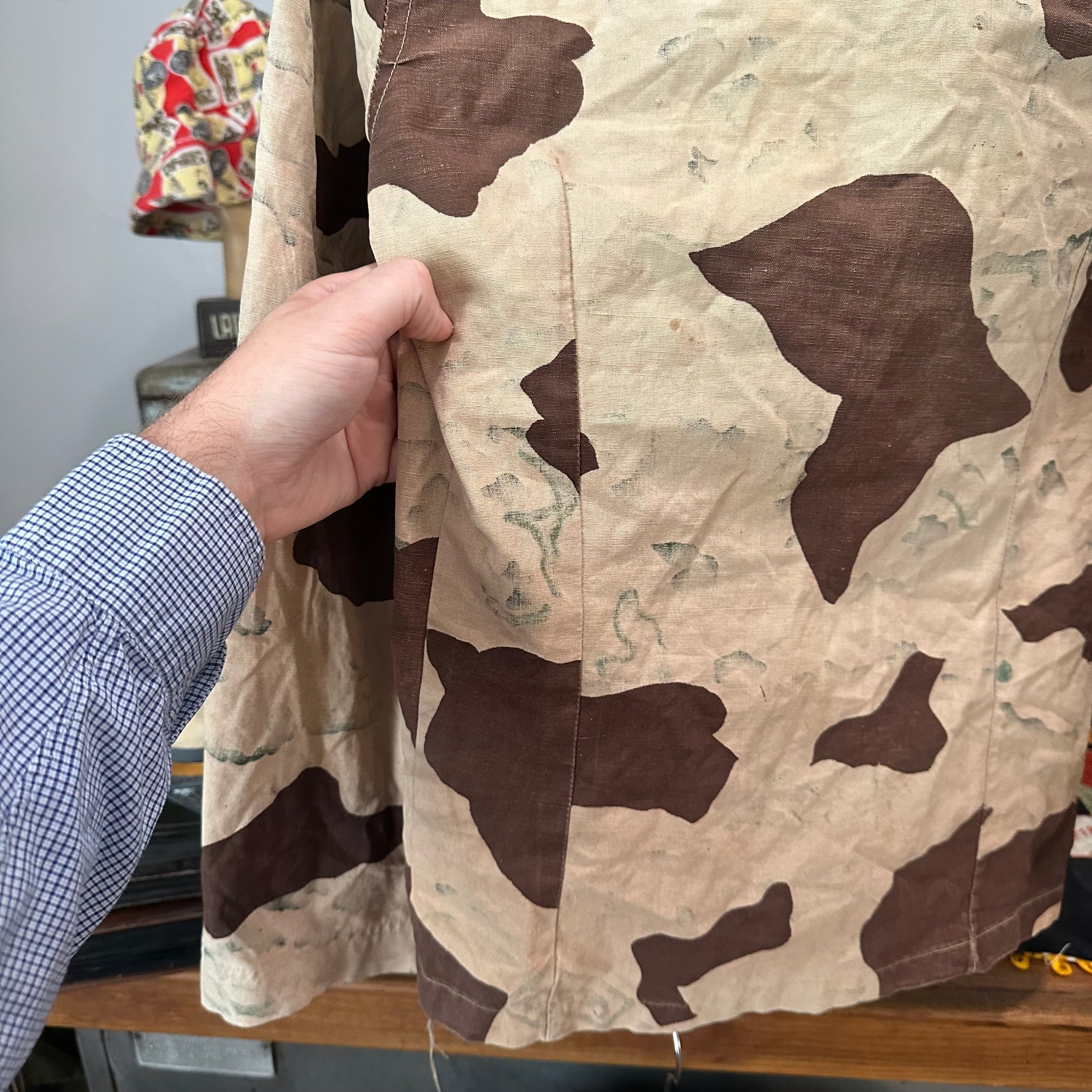 1960’s/70’s Egyptian Military Rocks/Sand Camo Shirt