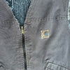 80’s/90’s Carhartt Aztec Sherpa Lined Brown Canvas Vest XL/XXL