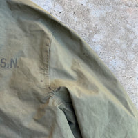 1940’s WWII USN Wet Weather Parka Large