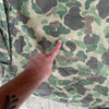 1960’s/70’s Kamo Brand Hunting Camo Cotton Flannel Shirt Large