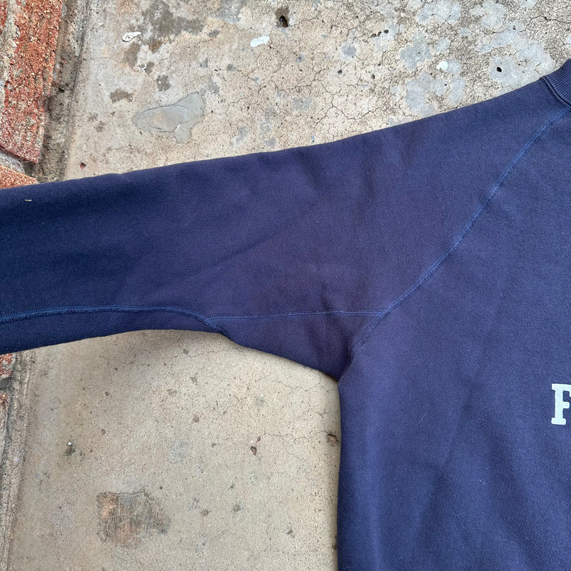 Warehouse Repro Fort Polk Flock Print Sweatshirt Size 44