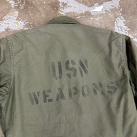 1970’s Stenciled USN A-2 Deck Jacket Large