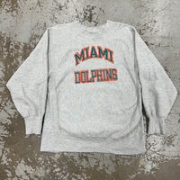 1980’s Miami Dolphins Champion Reverse Weave Crewneck Sweatshirt XL