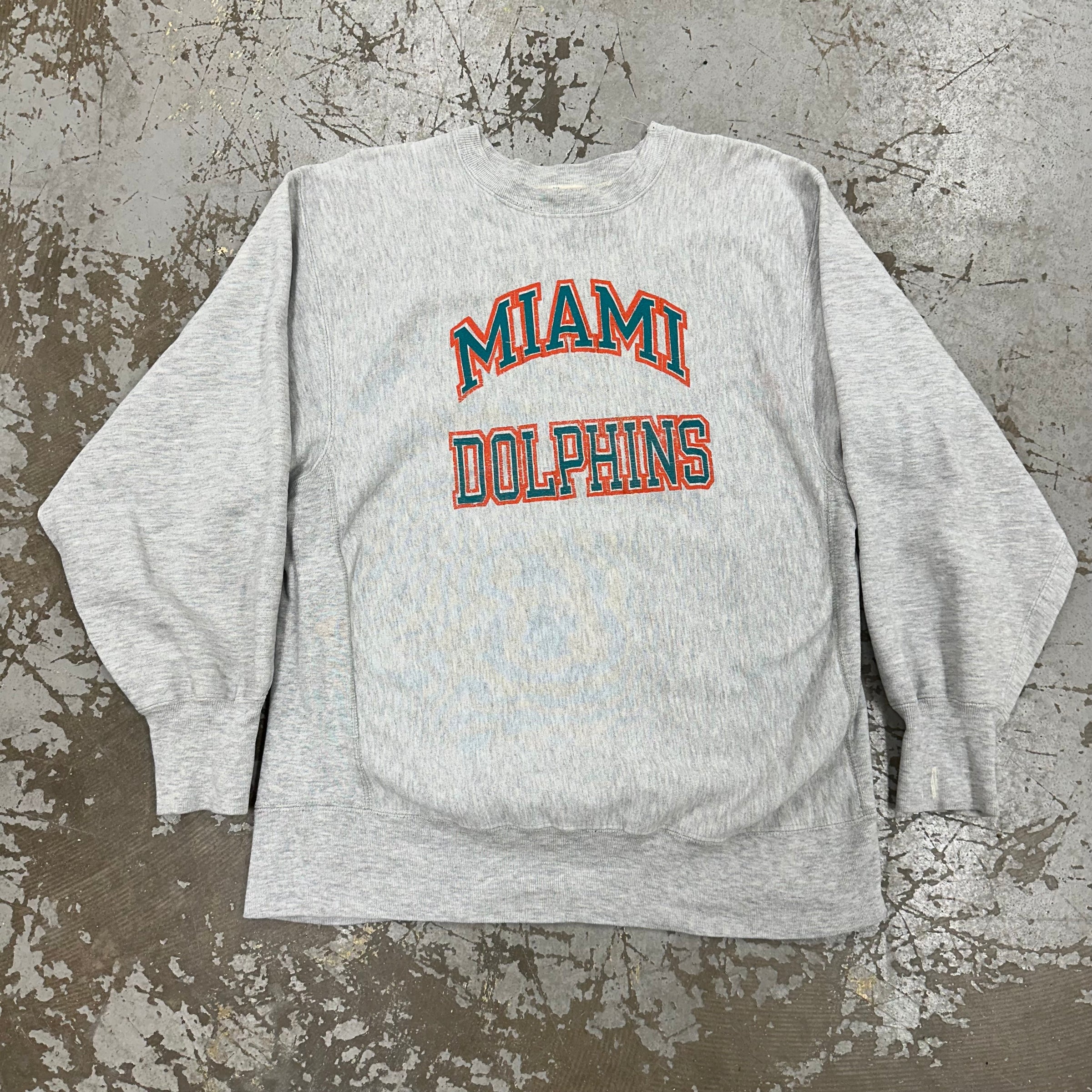 1980’s Miami Dolphins Champion Reverse Weave Crewneck Sweatshirt XL