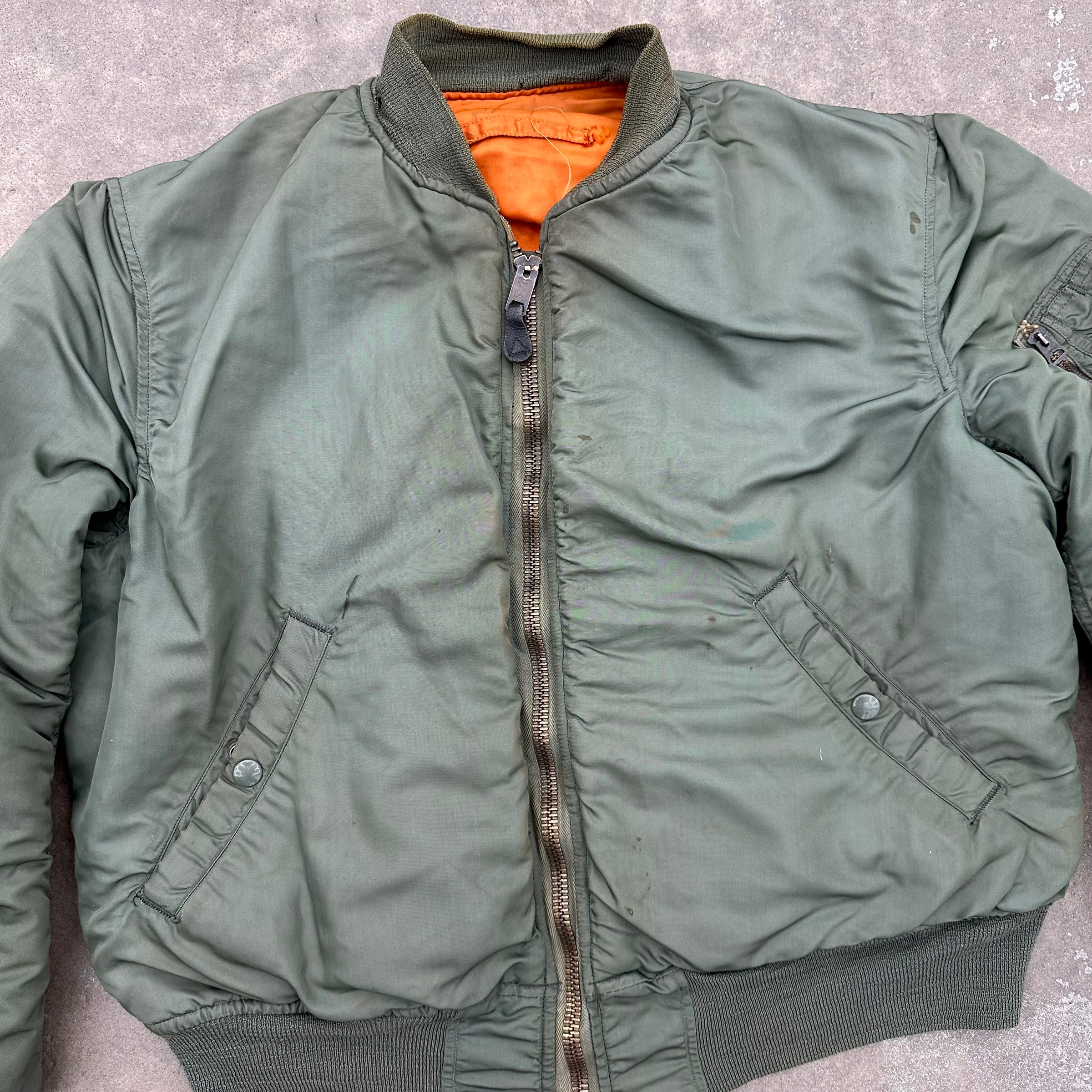 1960’s USAF Reversible MA-1 Flight Jacket Size Medium