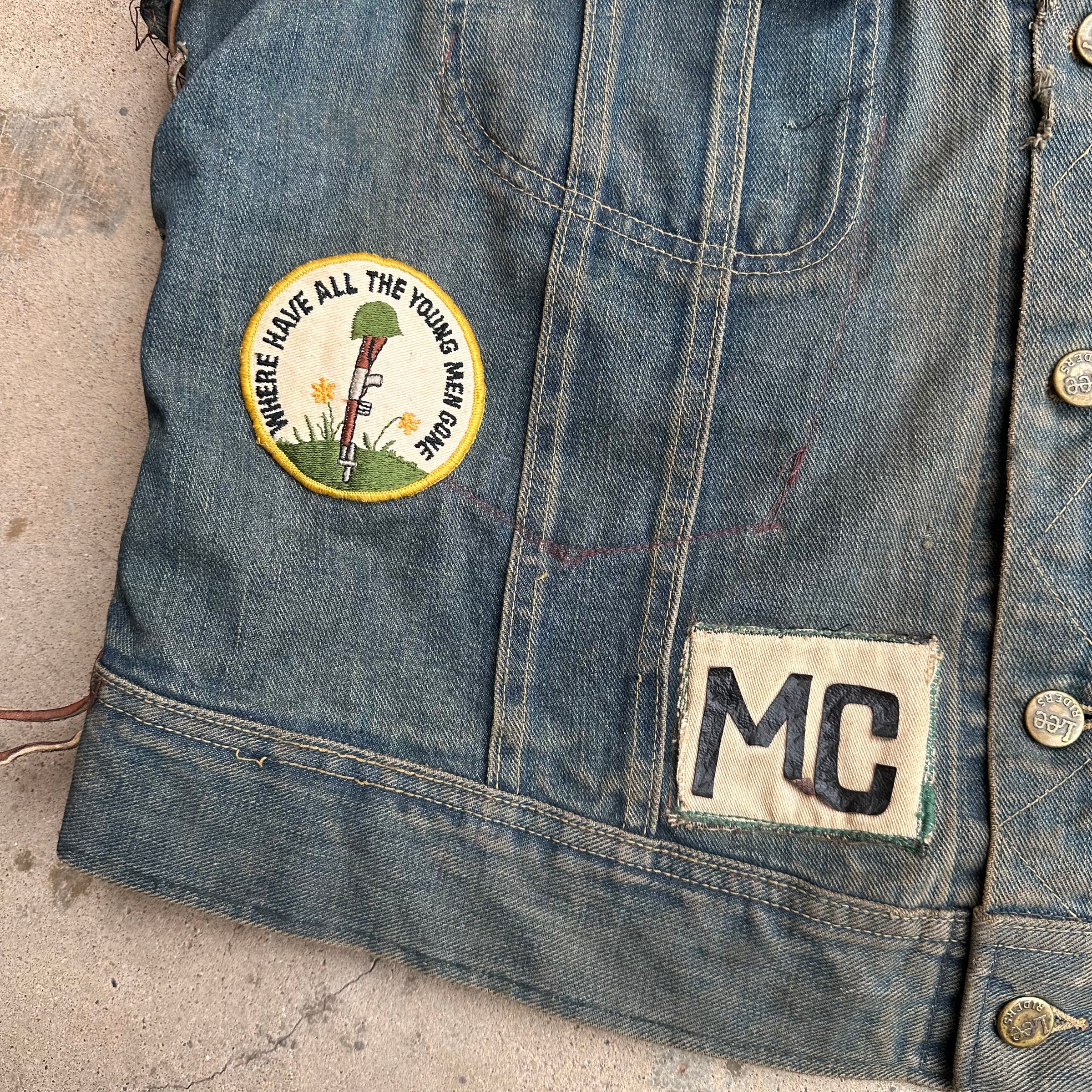 1970’s Lee 101J Denim Cut 24” Chest