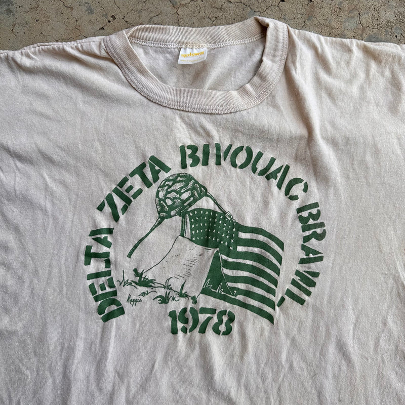 1978 Delta Zeta Bivouac Brawl T-Shirt Small