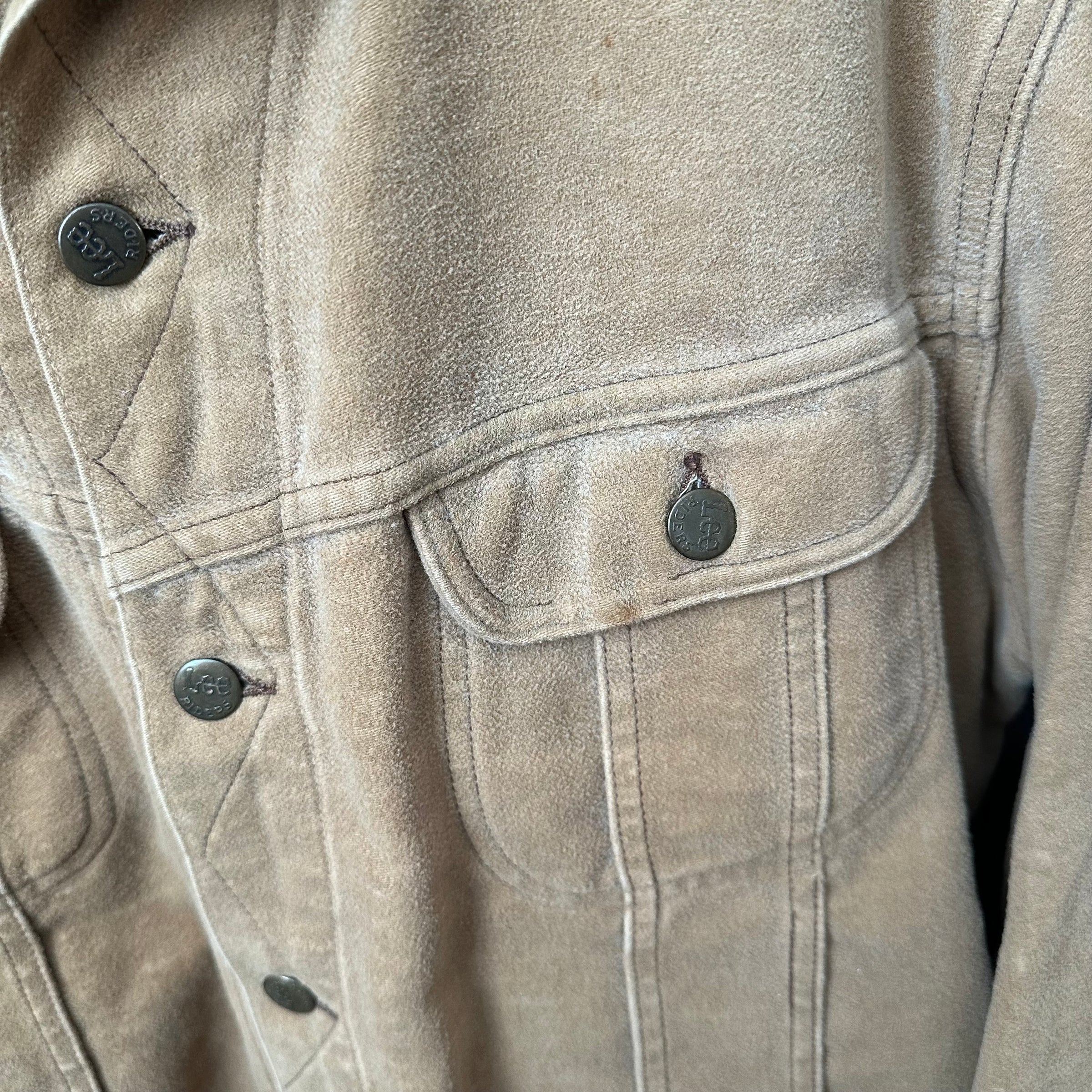 1970’s Lee Riders Type 220 Chamois Jacket 25” Chest