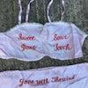 1940’s/50’s Sweetheart Souvenir Lingerie Set