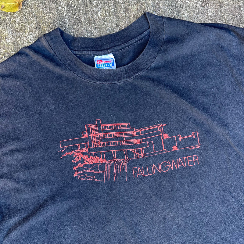 1990’s Frank Lloyd Wright Falling Water T-Shirt XL