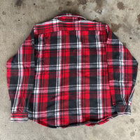 1980’s RedHead Plaid Cotton Flannel Shirt Large