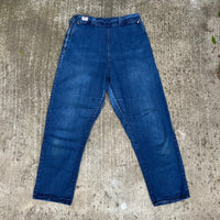 1950’s/60’s Western Girl Denim Side Zip Jeans 32” Waist