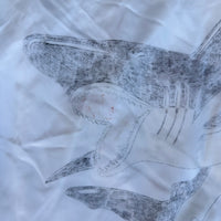 1980’s US Navy VAW-122 Steeljaw Hand Drawn Satin Jacket Large