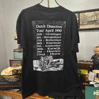 1990 Carcass Dutch Dissection Tour T-Shirt Large