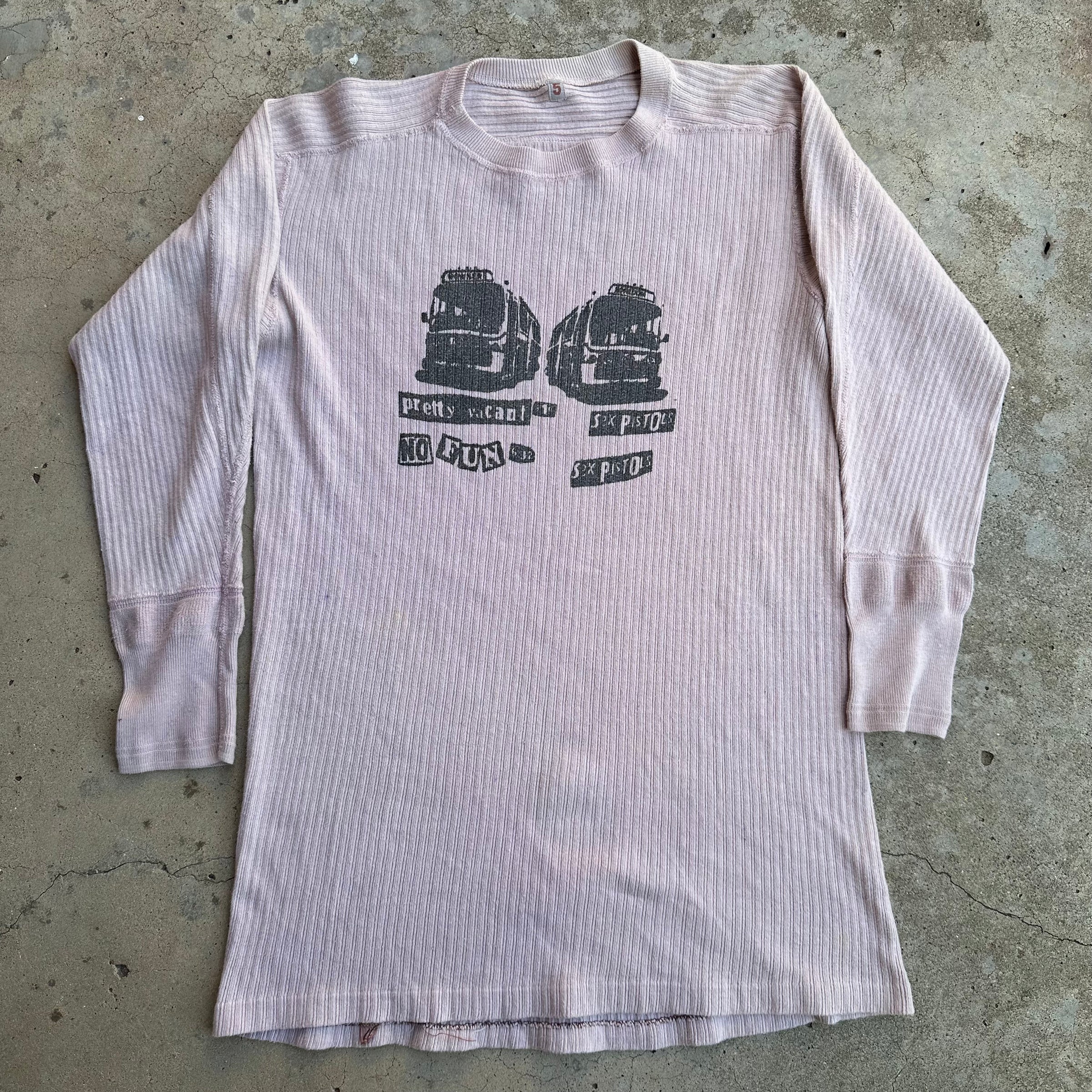1970’s Bootleg Sex Pistols Thermal Shirt M/L