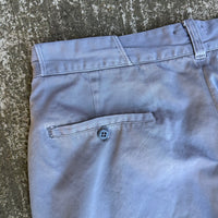 1960’s Tuf Nut Double Button Grey Cotton Work Pants 32” Waist