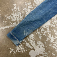 1970’s Patched Wrangler 124MJ Denim Jacket 22” Chest