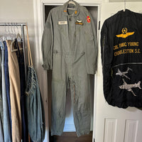 1970’s Vietnam War MAC-V Patched K-2B Very Light Flight Suit Medium Long