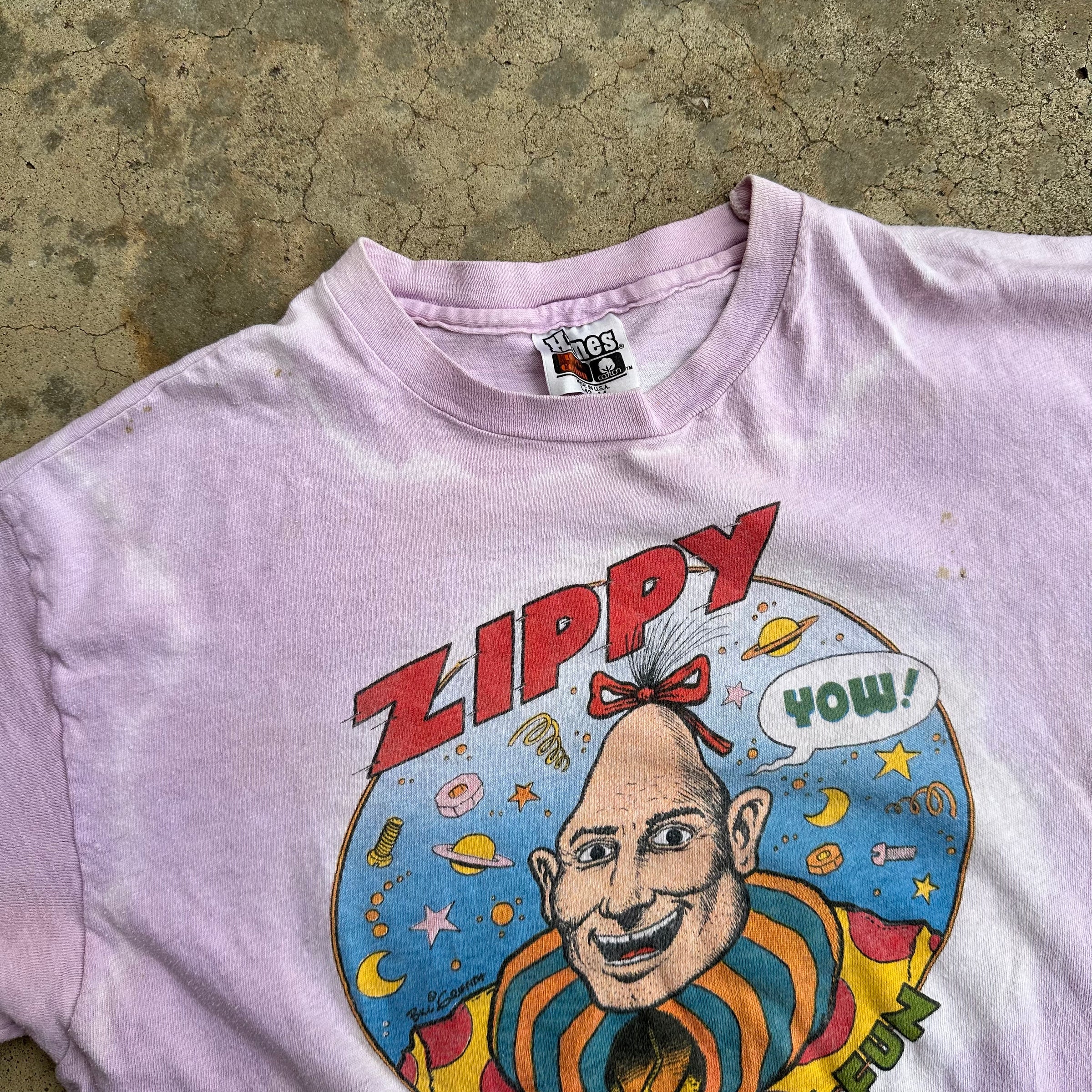 1980’s Tie Dye Zippy the Pinhead T-Shirt Small