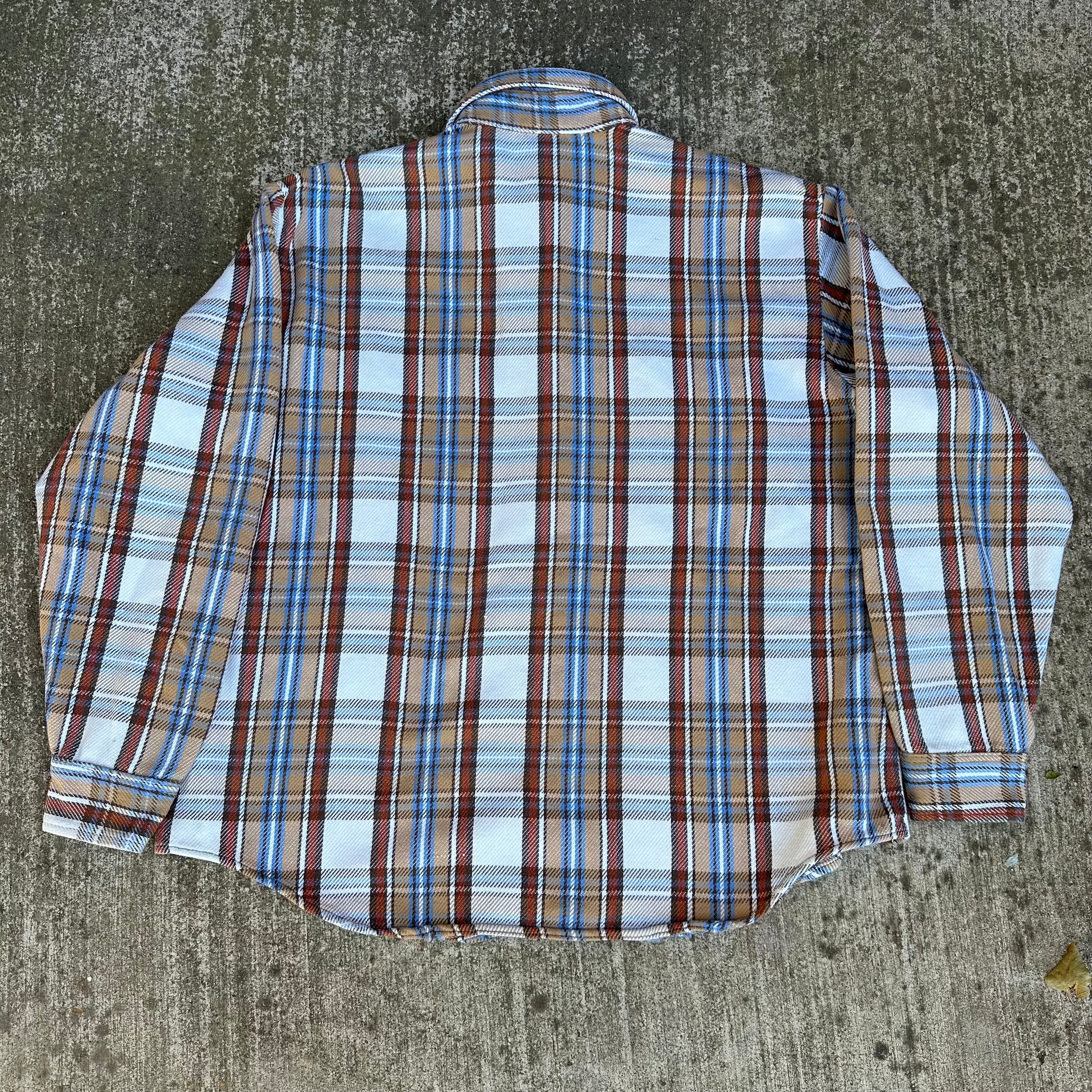 1970’s Big Mac Cotton Flannel Shirt Large