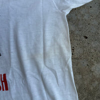 1970’s/80’s Flunk Out Now Caveman Ringer T-Shirt Large