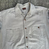 1940’s Dickies Khaki Cotton Work Shirt Large
