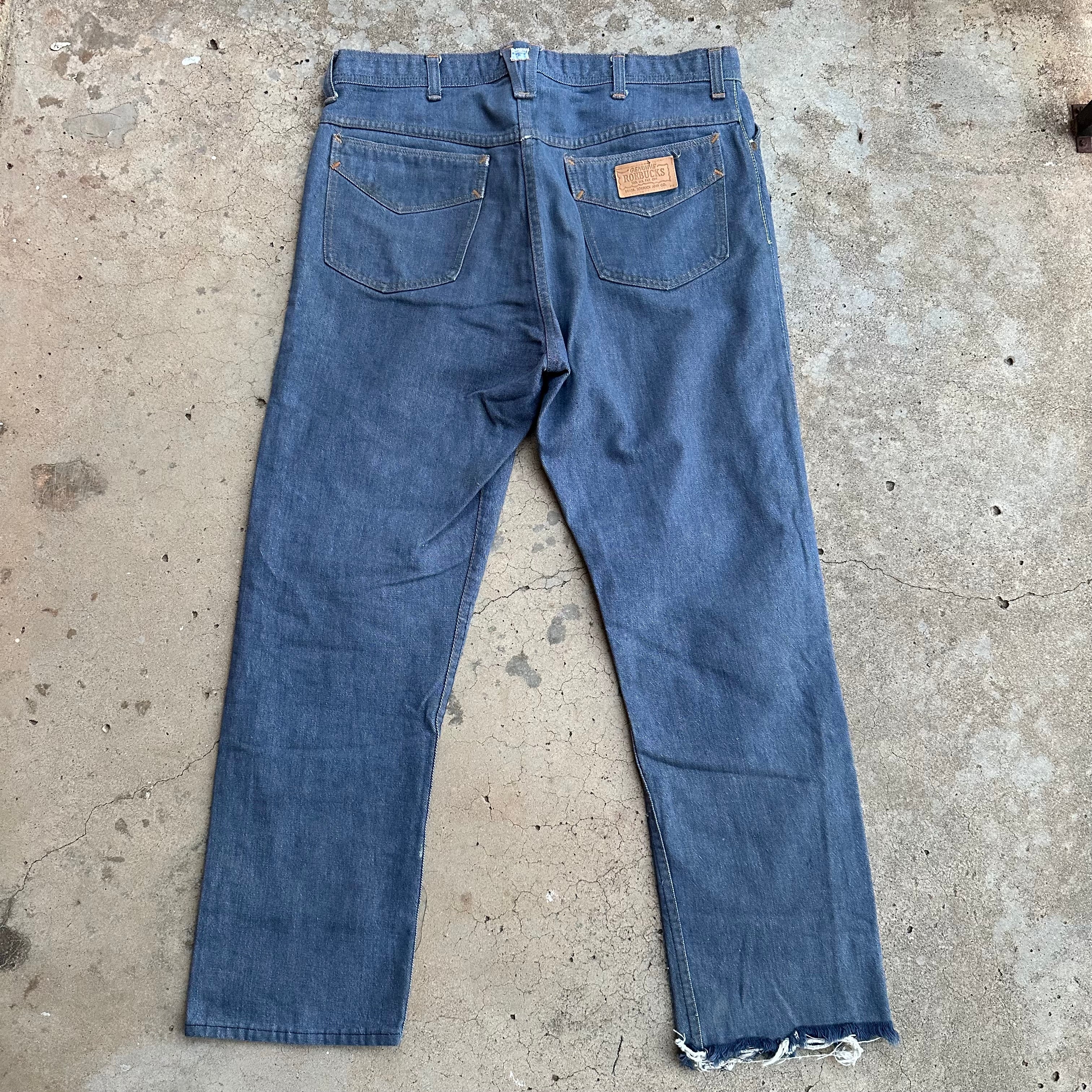 60's〜 Roebucks Vat Dyed Denim Pants 60's〜 Roebucks Vat Dyed Denim Pants