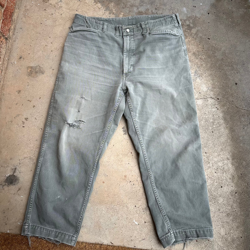 1950's Can't Bust 'Em Frisko Jeens Work Pants 38” x 26 1950's Can't Bust 'Em Frisko Jeens Work Pants 38” x 26