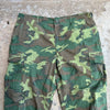 1960’s Vietnam War ERDL Camo Poplin Jungle Pants Large Long