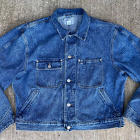 1980’s Polo Cropped Denim Jacket XL