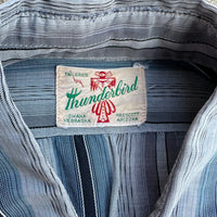 1950’s Thunderbird Rayon Pearl Snap Western Shirt Small