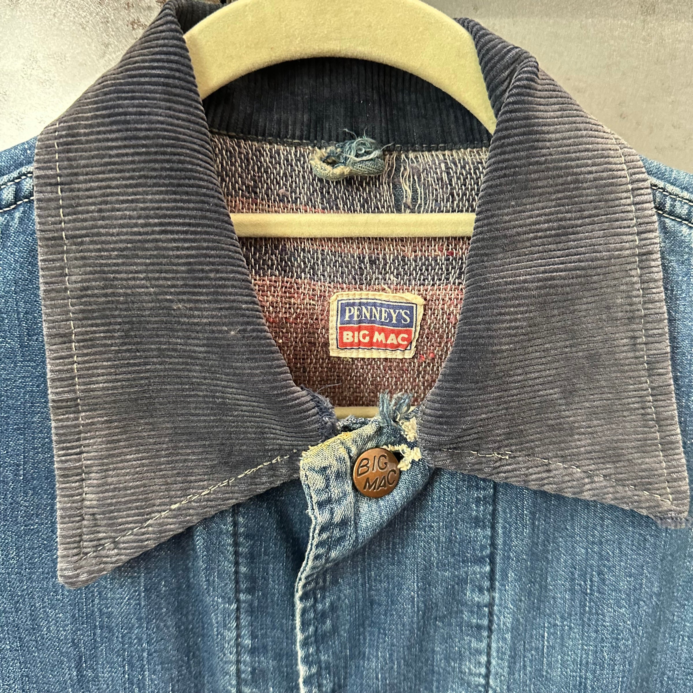 1950’s Penney’s Big Mac Blanket Lined Denim Chore Jacket