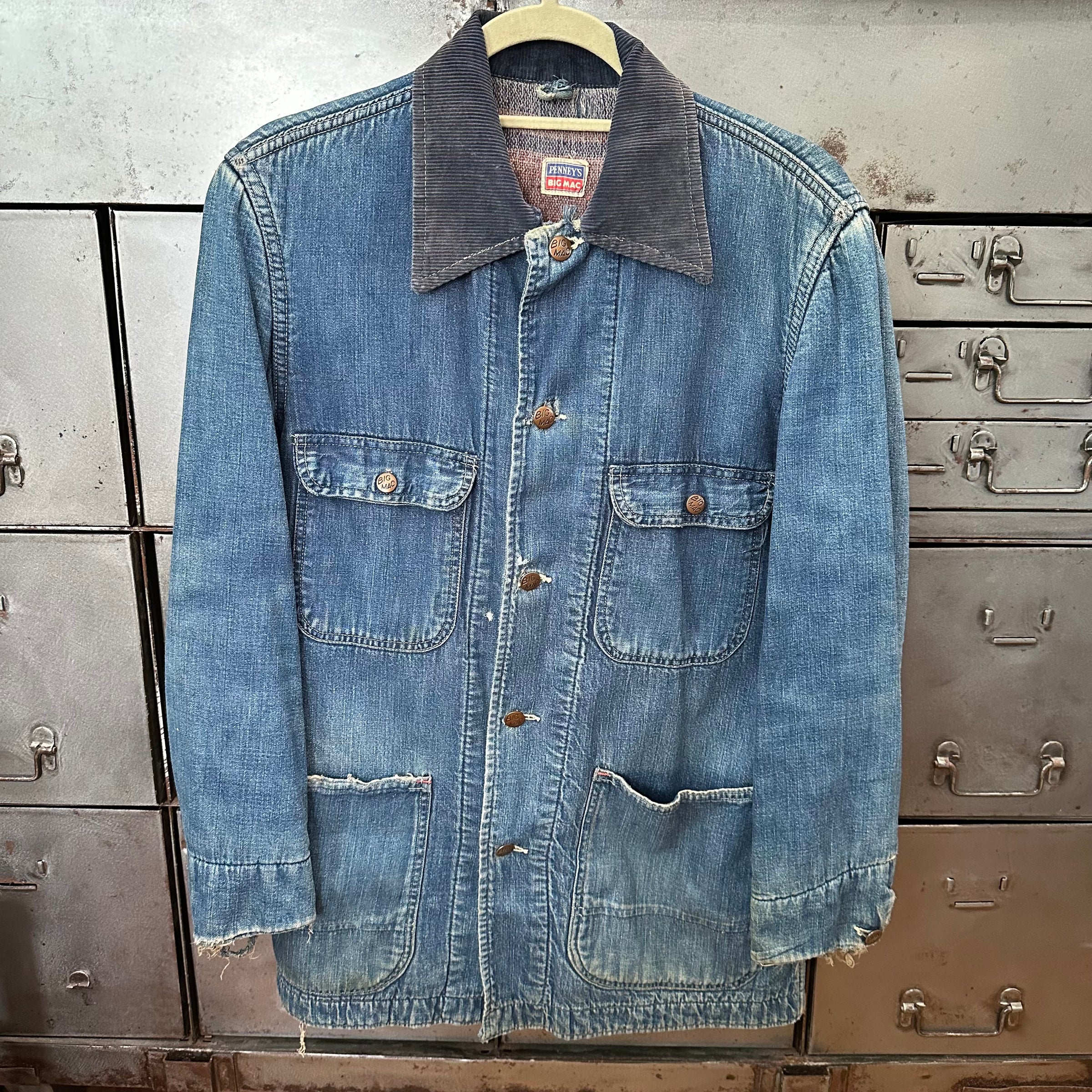 1950’s Penney’s Big Mac Blanket Lined Denim Chore Jacket