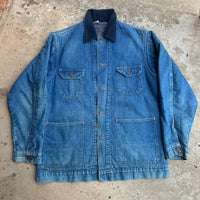 1970’s Blue Bell Blanket Lined Denim Chore Coat Large