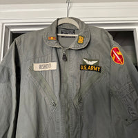 1970’s Vietnam War MAC-V Patched K-2B Very Light Flight Suit Medium Long