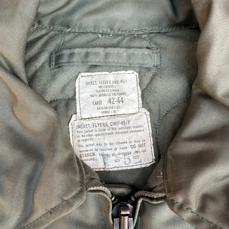 1980’s USAF CWU-45/P Flight Jacket Large