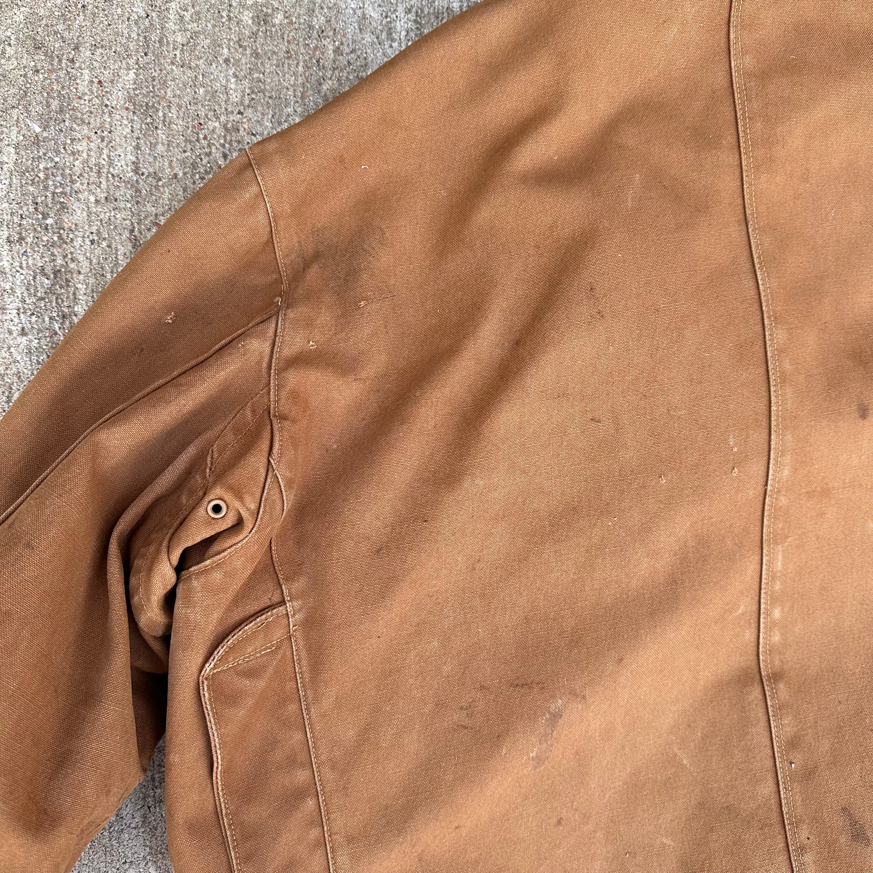 1930's Duxbak Half Moon Canvas Hunting Jacket Size 40 – Little