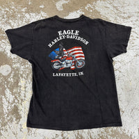 1990’s Harley Davidson Follow Nobody 3D Emblem T-Shirt XL
