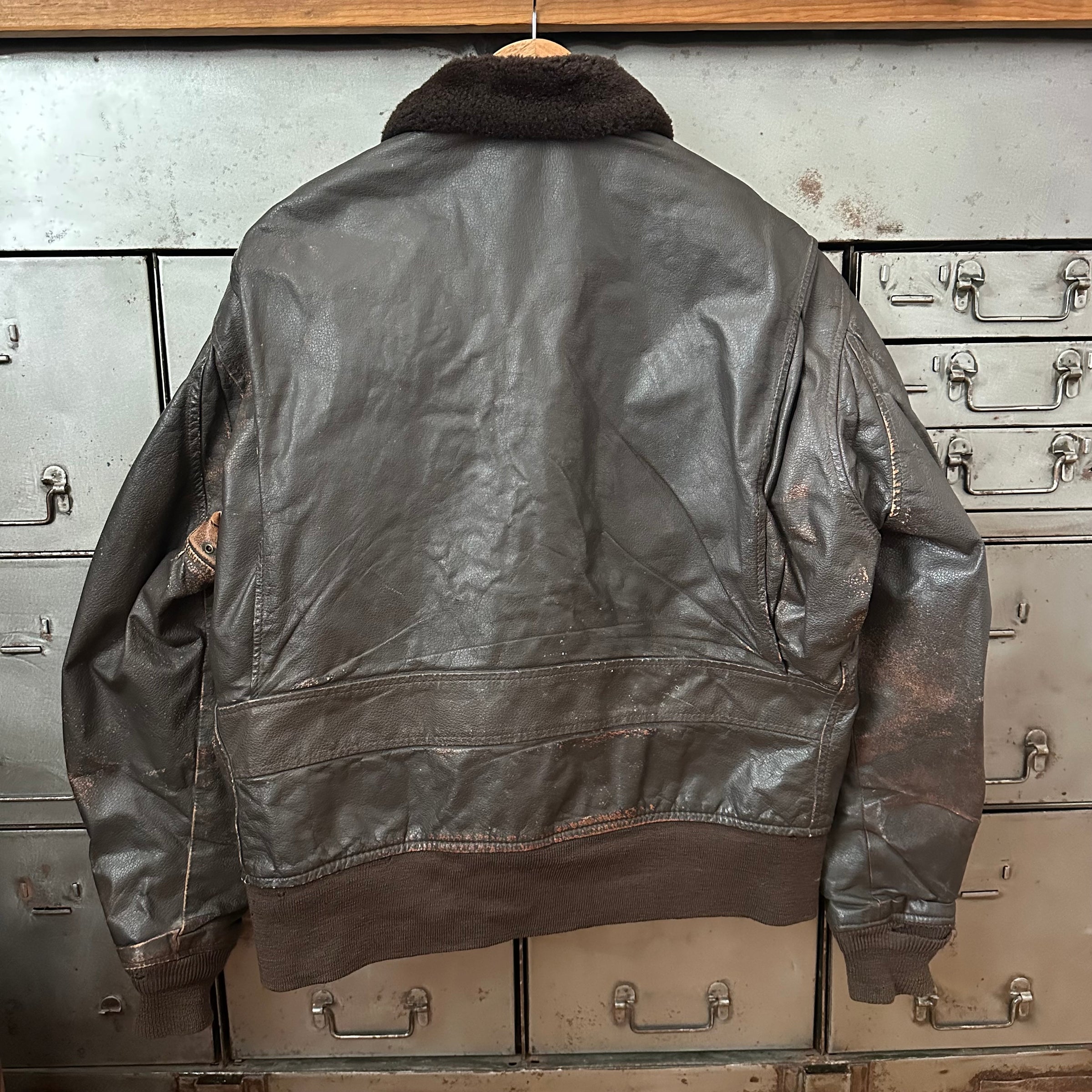 1980’s USN G-1 Leather Flight Jacket Size 44