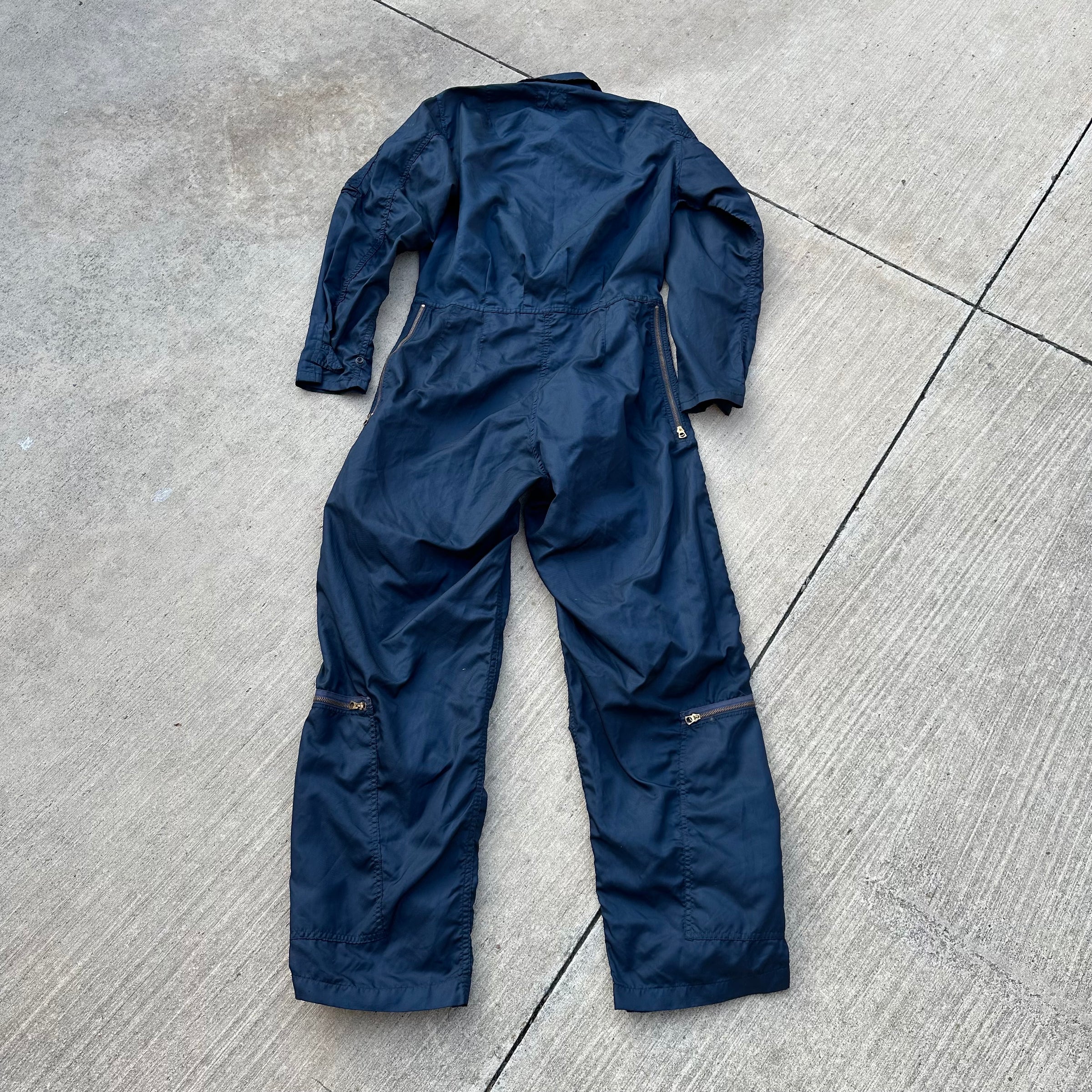 1950’s USAF Nylon K-2A Very Light Flight Suit Small Long