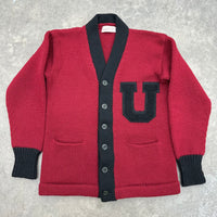 1930’s Mitchell & Ness Wool Cardigan Sweater Small
