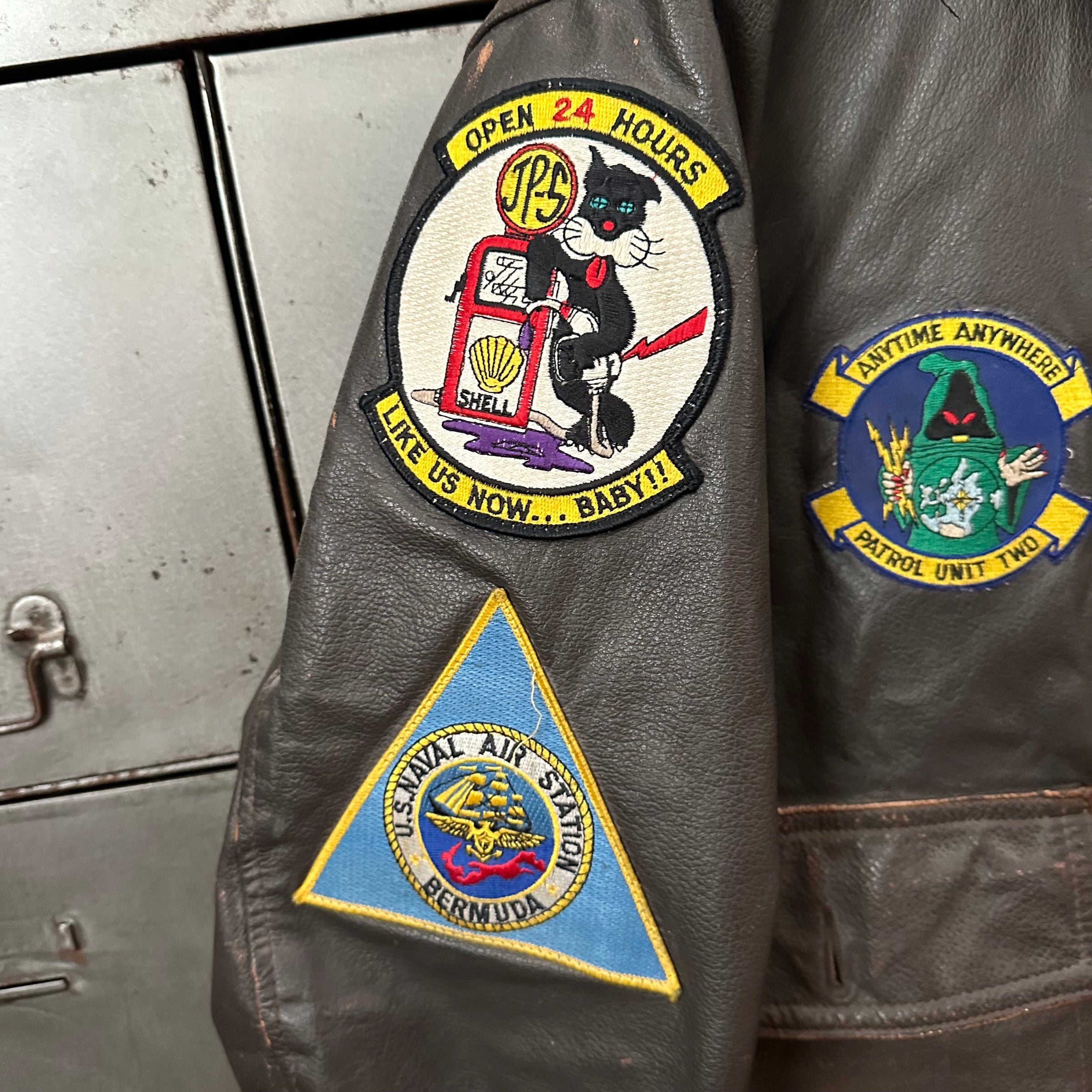 1980’s USN G-1 Leather Flight Jacket Size 44