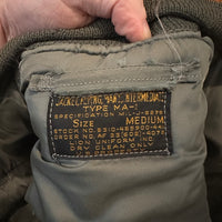 1950’s First Pattern MA-1 Flight Jacket Medium