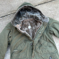 1940’s WWII M-1945 Overcoat Parka with Liner Medium