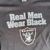 1990’s Oakland Raiders Real Men Wear Black T-Shirt Small