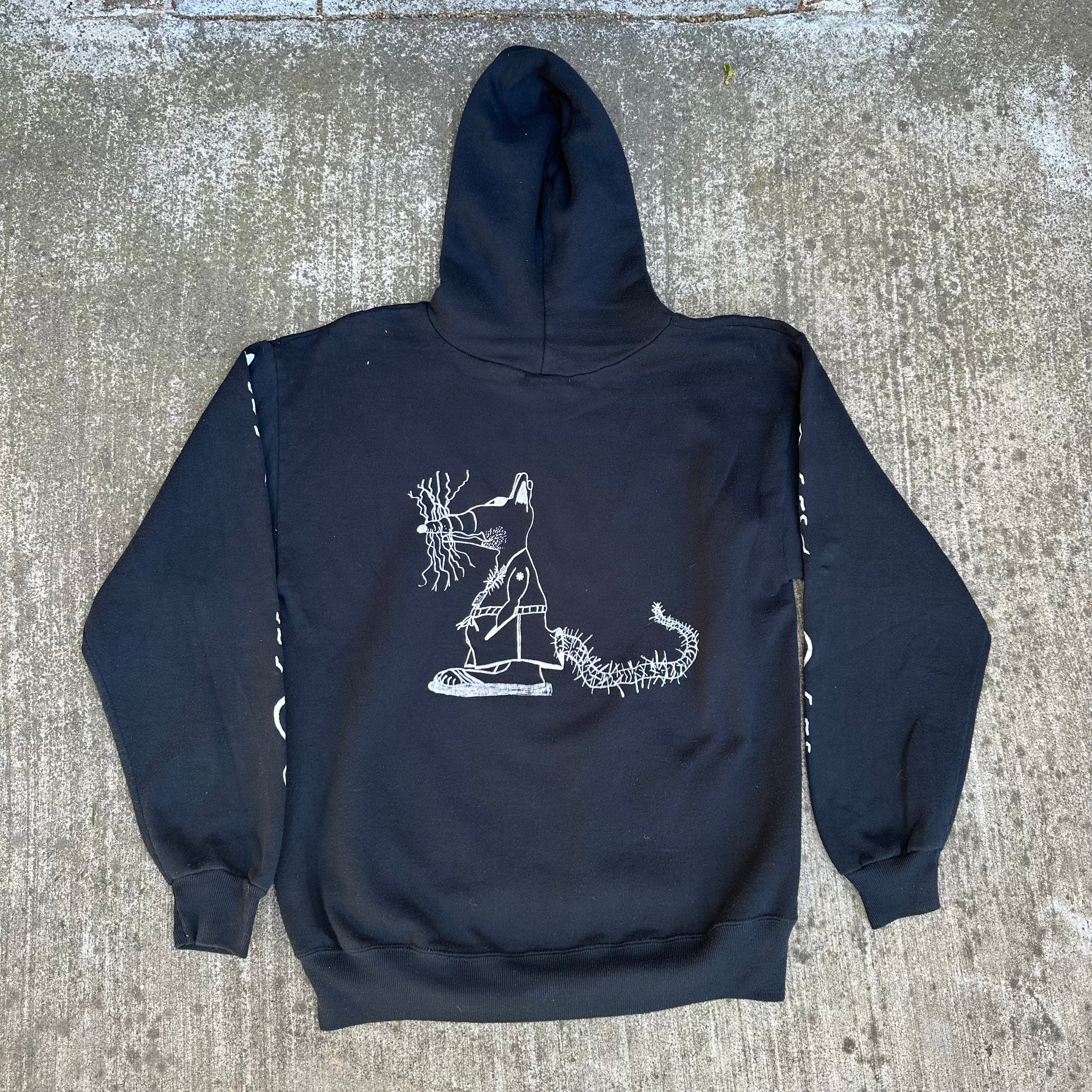 1980’s Rat Sound Systems Hooded Sweatshirt Medium
