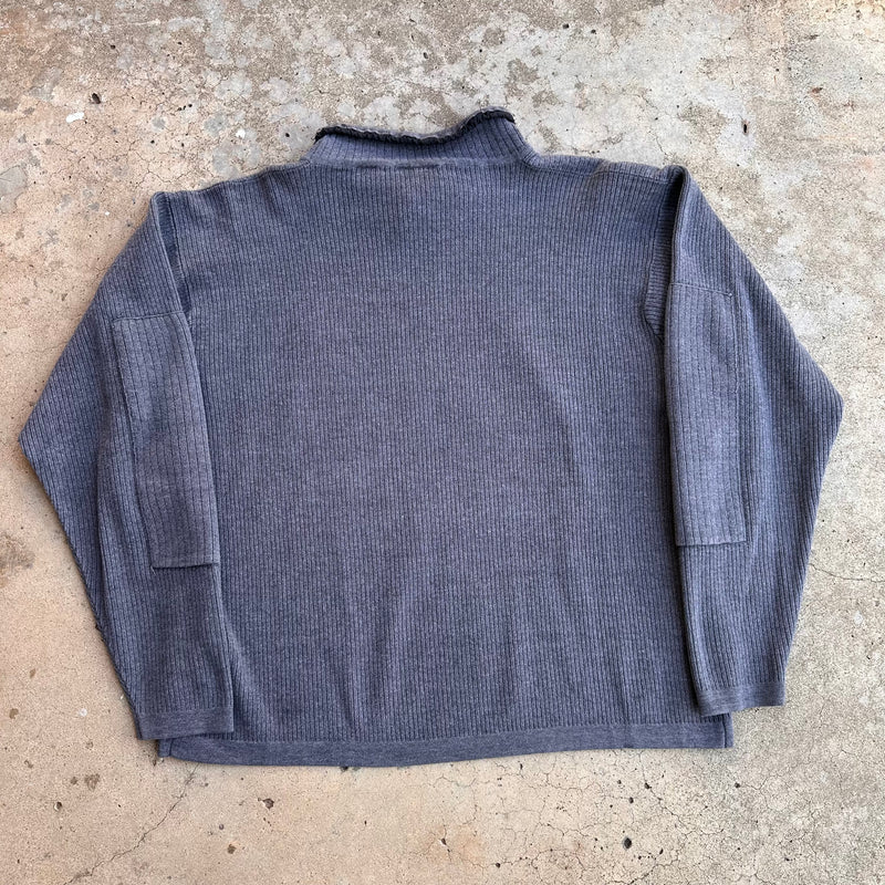 1990’s Timberland Mock Neck Ribbed Sweater Large