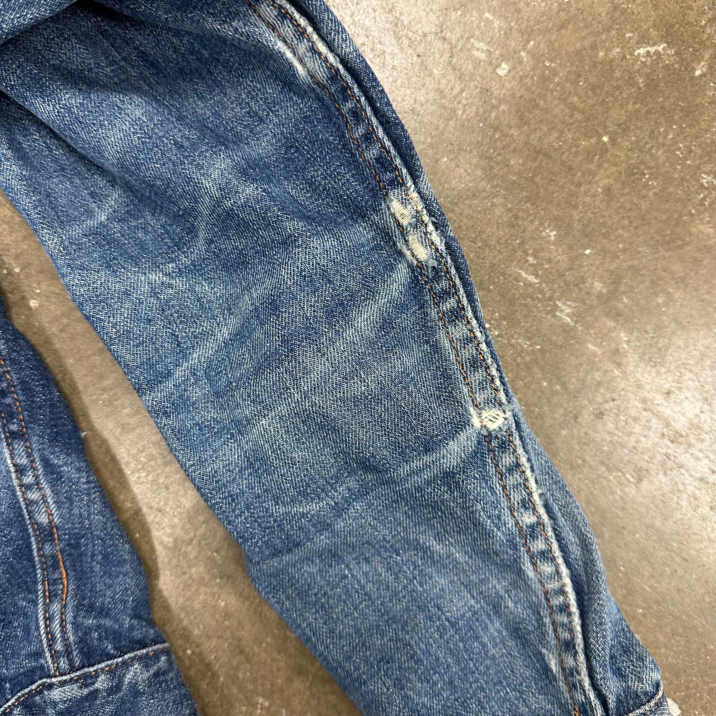 1950’s Montgomery Ward Type 2 Style Pleated Denim Jacket