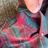 1990’s Eddie Bauer Plaid Cotton Flannel Shirt Large