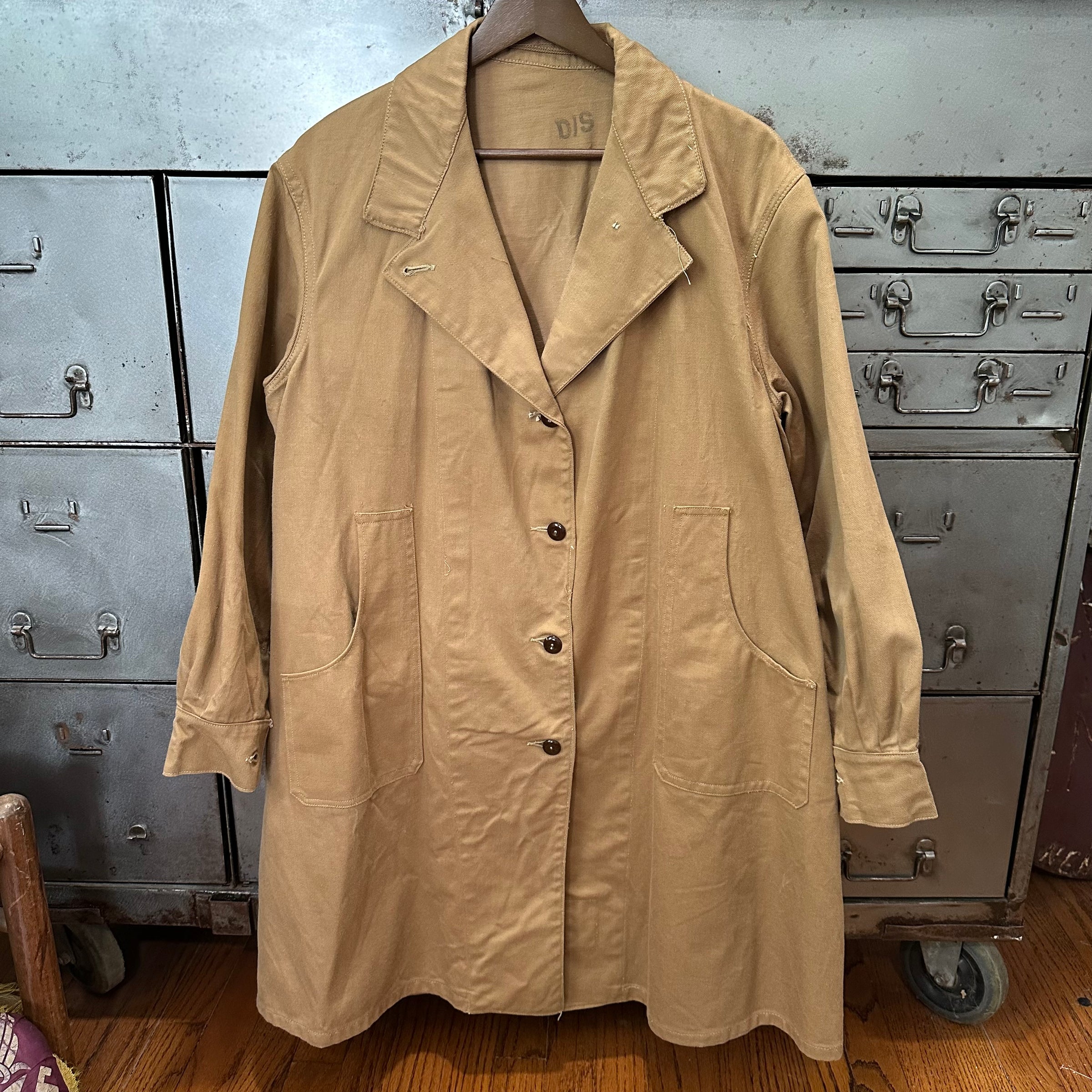 1940’s WWII British Women’s Land Army Drill Coat Size Large